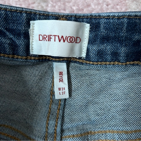 DRIFTWOOD Rhinestone Studded Blue Jeans Royce Size 31/27 Festival Sparkle - Picture 3 of 13